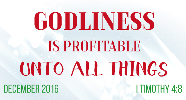 Prophetic Focus for December 2016