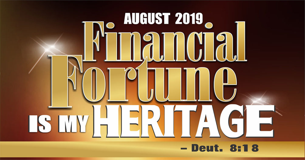 Prophetic Focus for August 2019